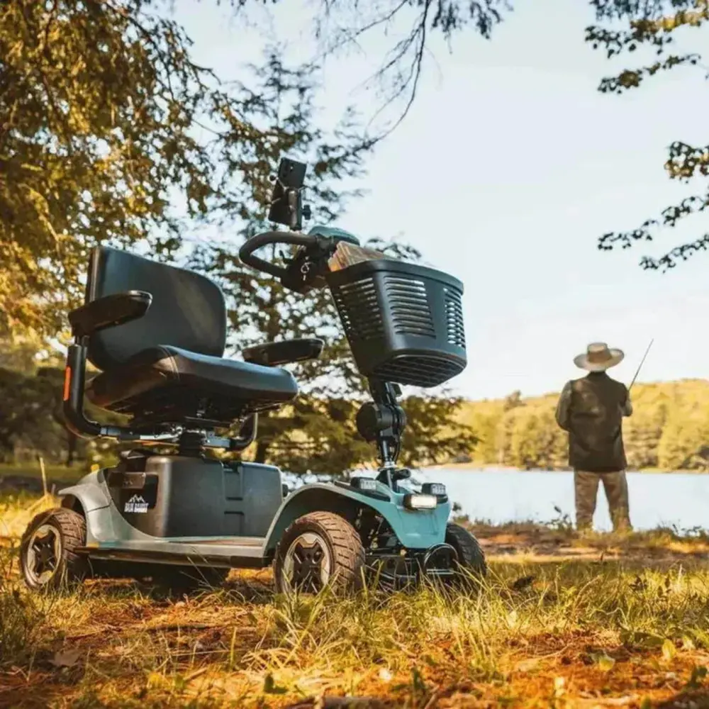 Baja® Bandit 4-Wheel Mobility Scooter on the lake