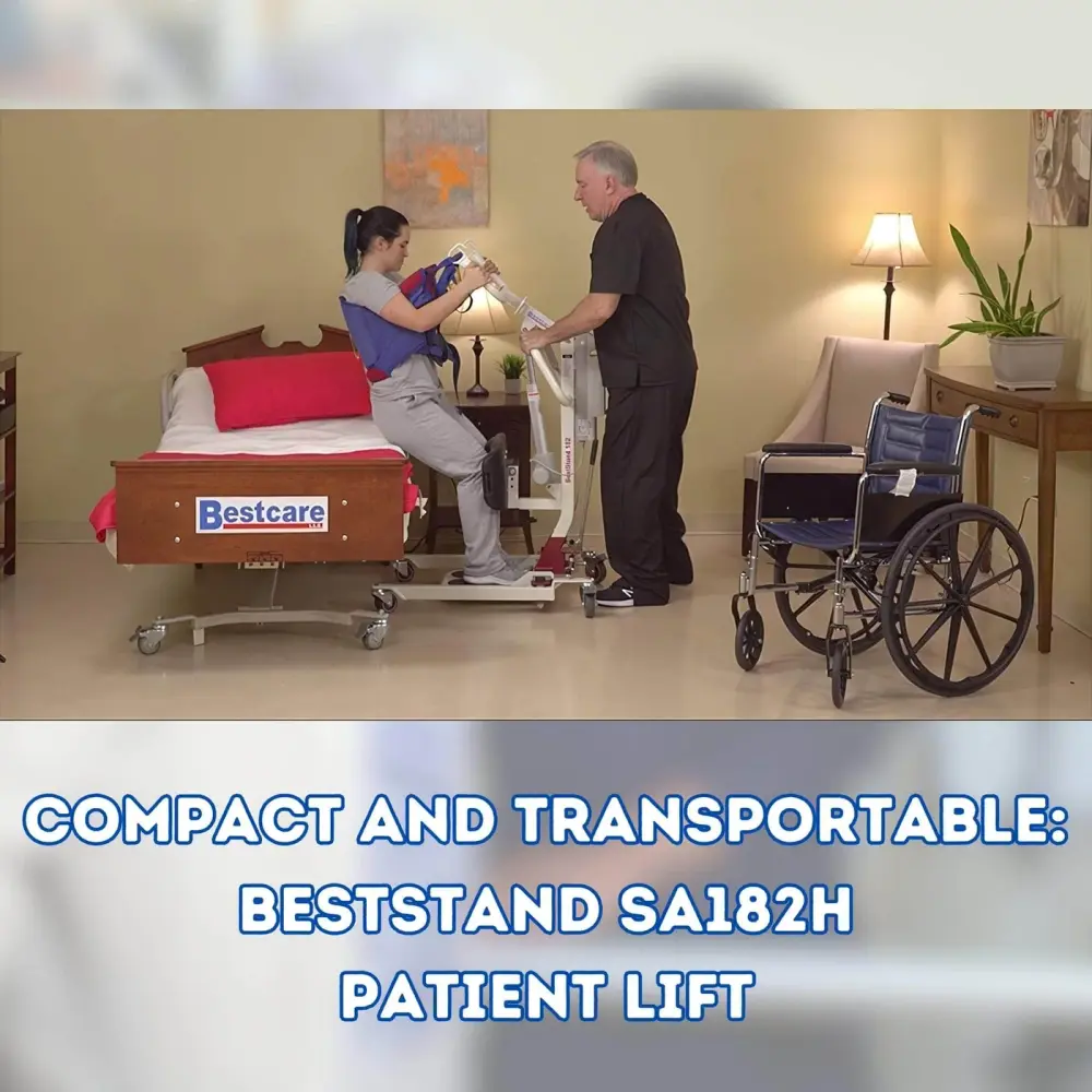 Compact and Transportable: BestStand SA182H Patient Lift