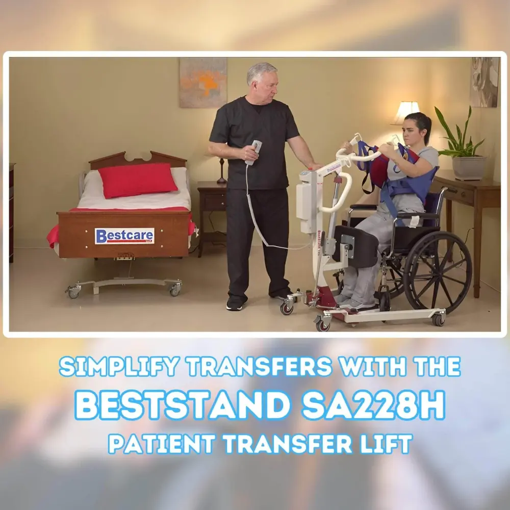 Simplify Transfers with the BestStand SA228H Patient Transfer Lift