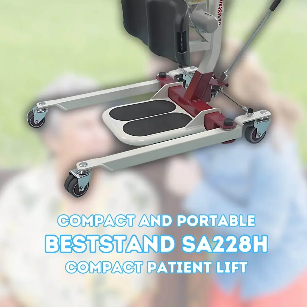 Compact and Portable: BestStand SA228H Compact Patient Lift