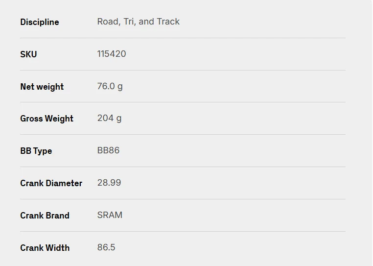 CeramicSpeed - BB ALPHA for BB86 SRAM DUB Road detail