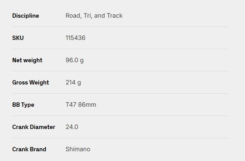 CeramicSpeed - BB ALPHA for T47/86 Shimano Road detail
