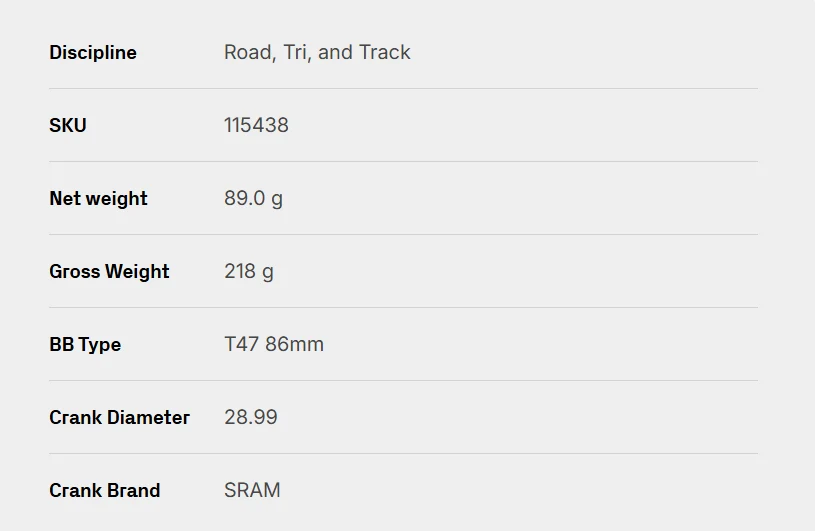 CeramicSpeed - BB ALPHA for T47/86 SRAM DUB Road detail