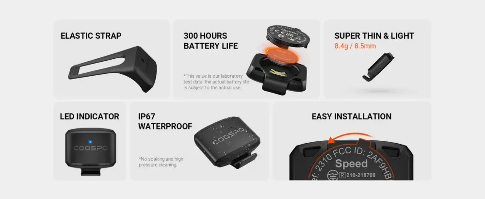 Coospo BK9S Speed Sensor detail