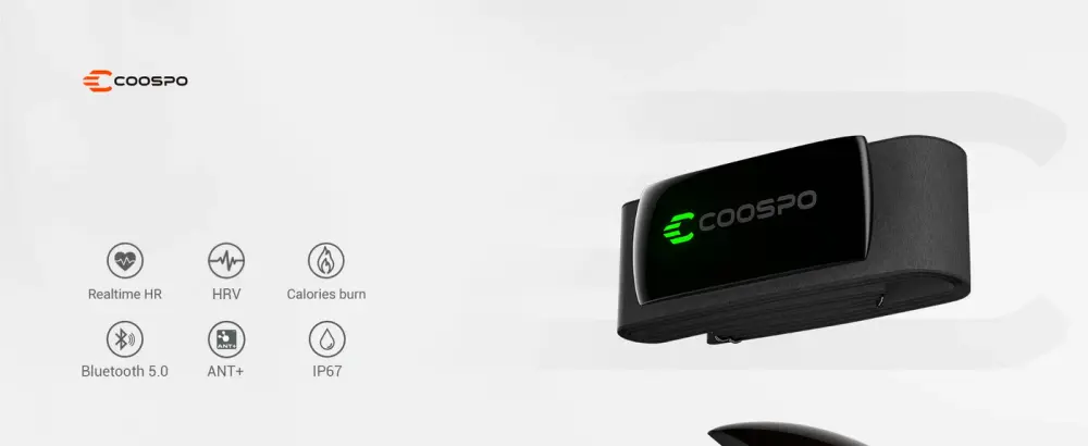 Coospo H9Z Chest Heart Rate Monitor detail