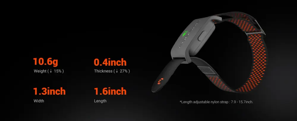 Coospo HW9 Armband Heart Rate Monitor detail
