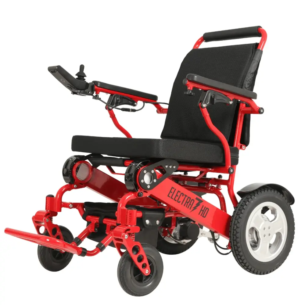 Electra 7 HD Wheelchair Red Open Box Special in Red | Dignity Mobility