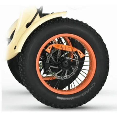 sixthreezero_Fat_Tire_750w_Reverse_ETrike_front_tires