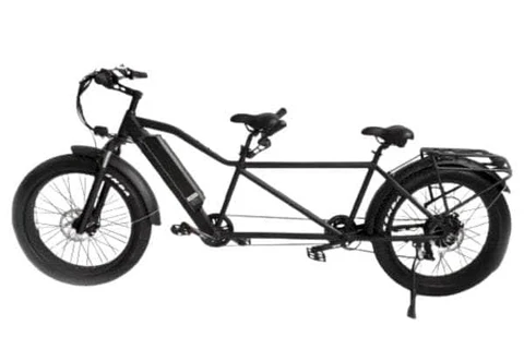EMS TB750 Fat Tire Electric Tandem Bicycle with a 750W motor for powerful rides.