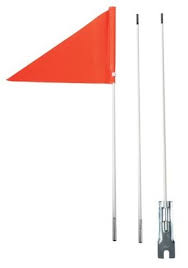 Foldable Safety Flag For Scooter Or Wheelchair detail
