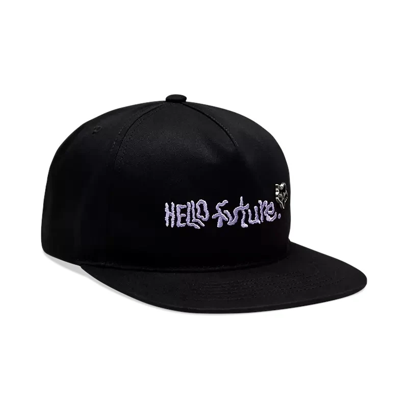 Fox Hello Future Snapback Hat in Black / OS | Dignity Mobility