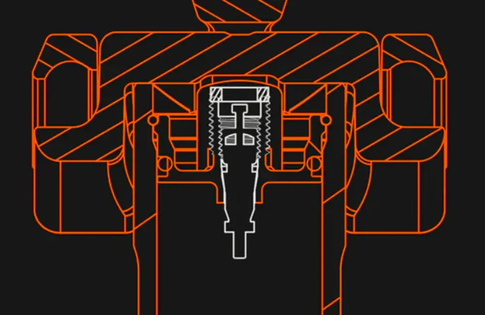 Fox Transfer Performance Series Elite detail