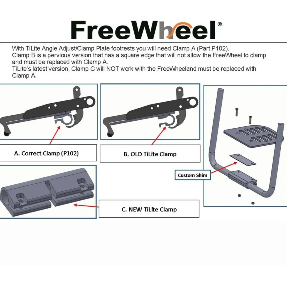 free wheel wheelchair guide