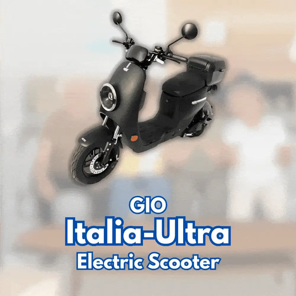 Gio Italia-Ultra Electric Scooter GIF Banner