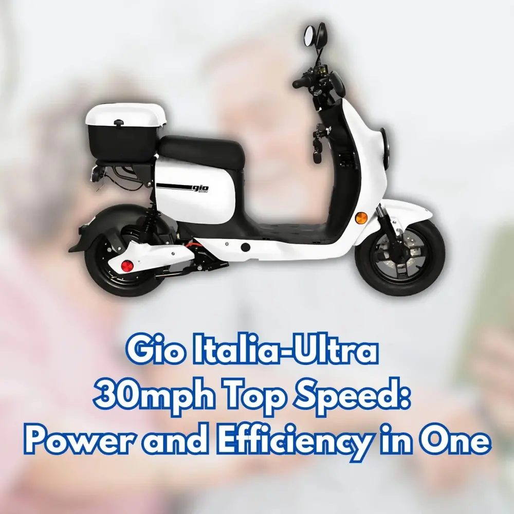 Gio Italia-Ultra 30mph Top Speed: Power and Efficiency in One