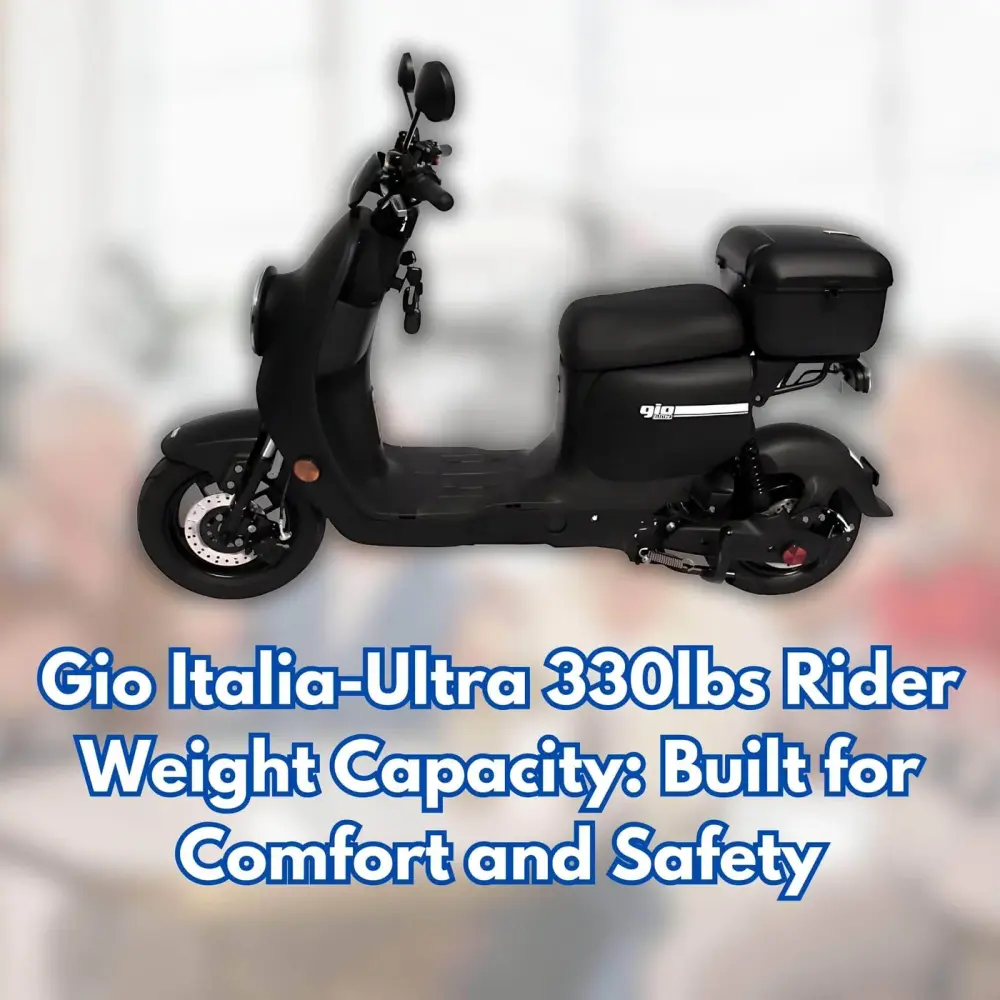 Gio Italia-Ultra 330lbs Rider Weight Capacity: Built for Comfort and Safety