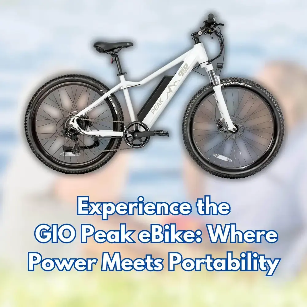 Experience the GIO Peak eBike: Where Power Meets Portability