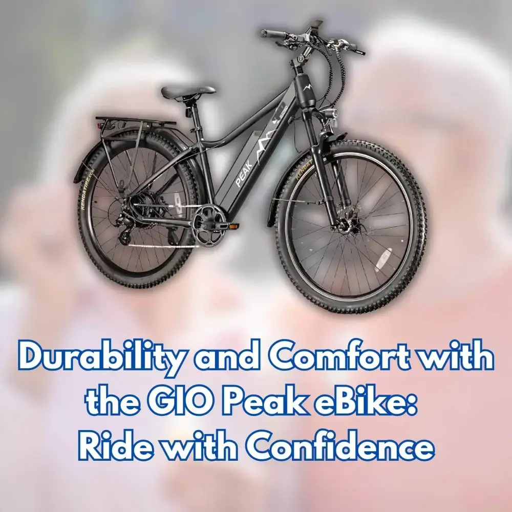 Durability and Comfort with the GIO Peak eBike: Ride with Confidence