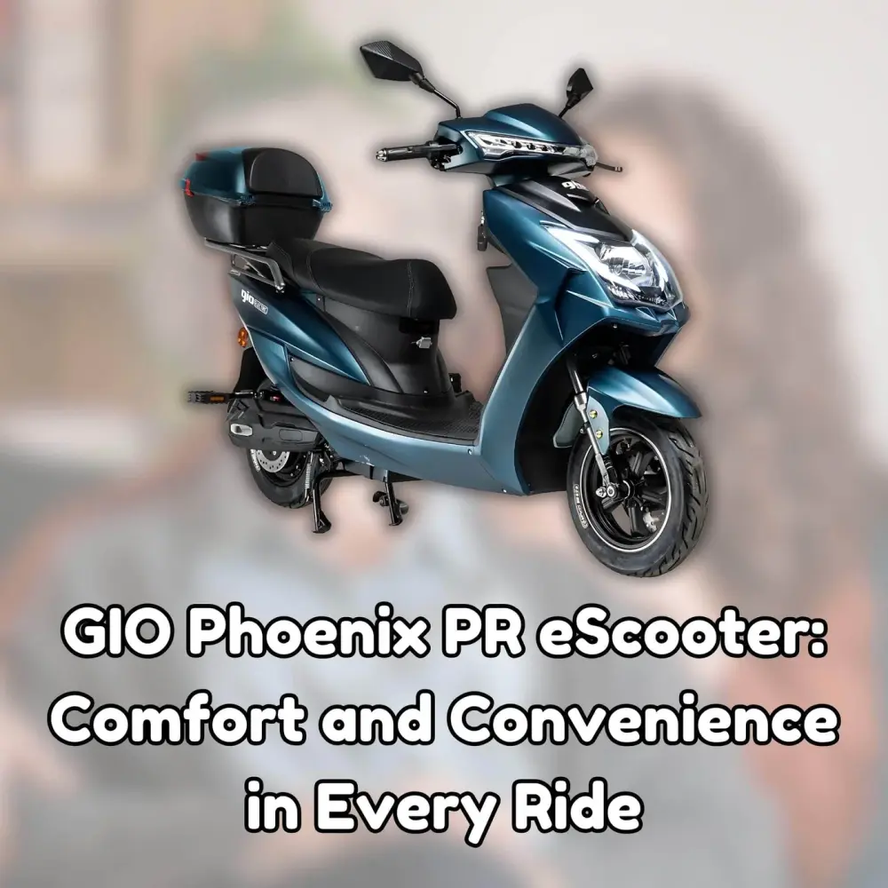 GIO Phoenix PR eScooter: Comfort and Convenience in Every Ride