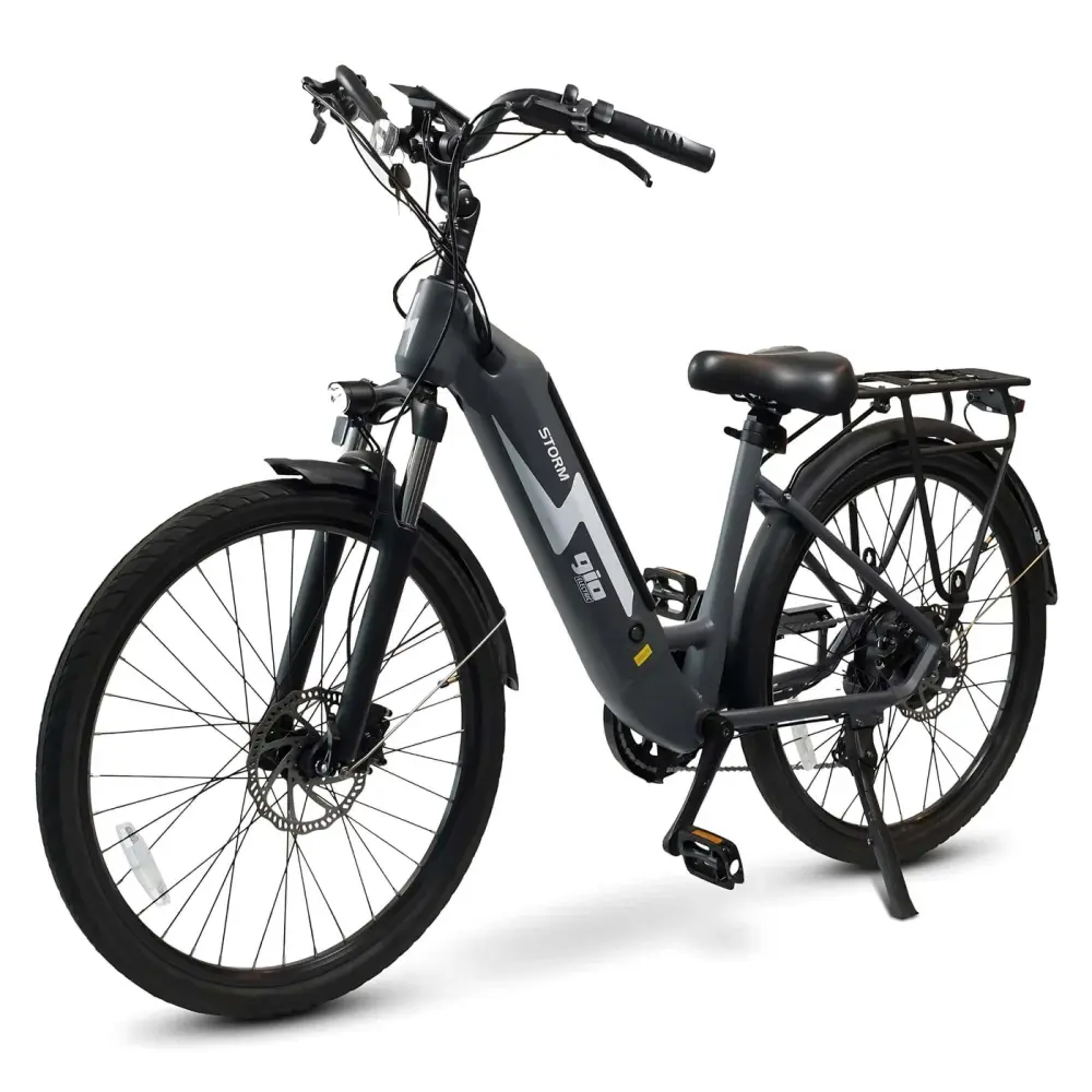 GIO Storm Electric Bike in Gray | Dignity Mobility