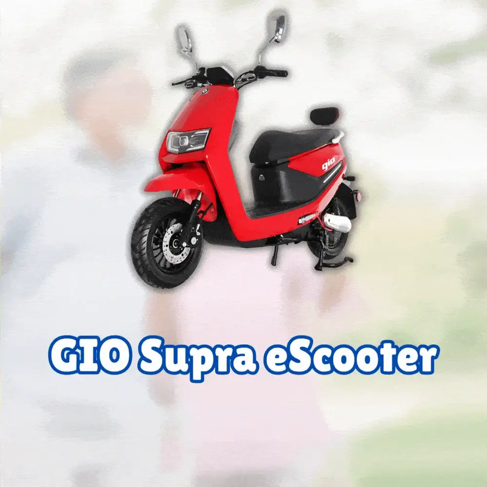 GIO Supra eScooter GIF Banner