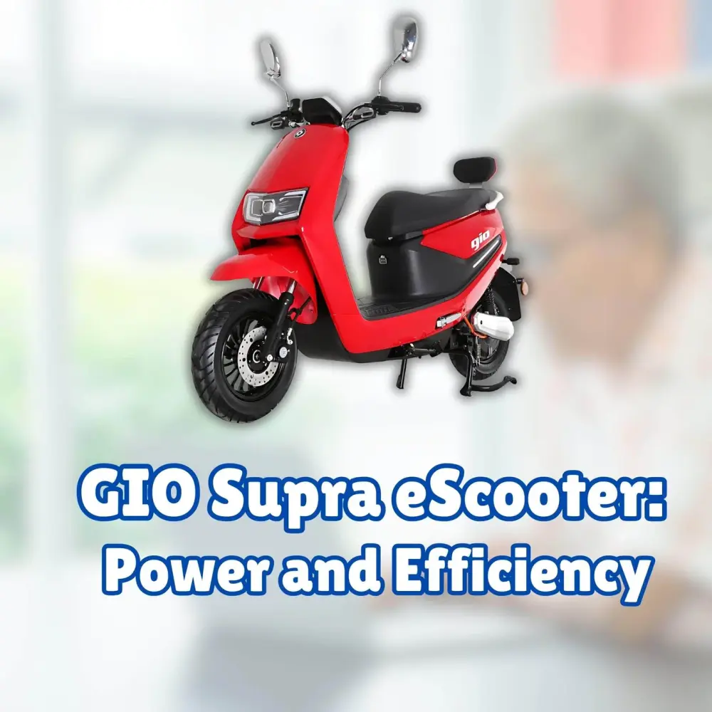 GIO Supra eScooter: Power and Efficiency