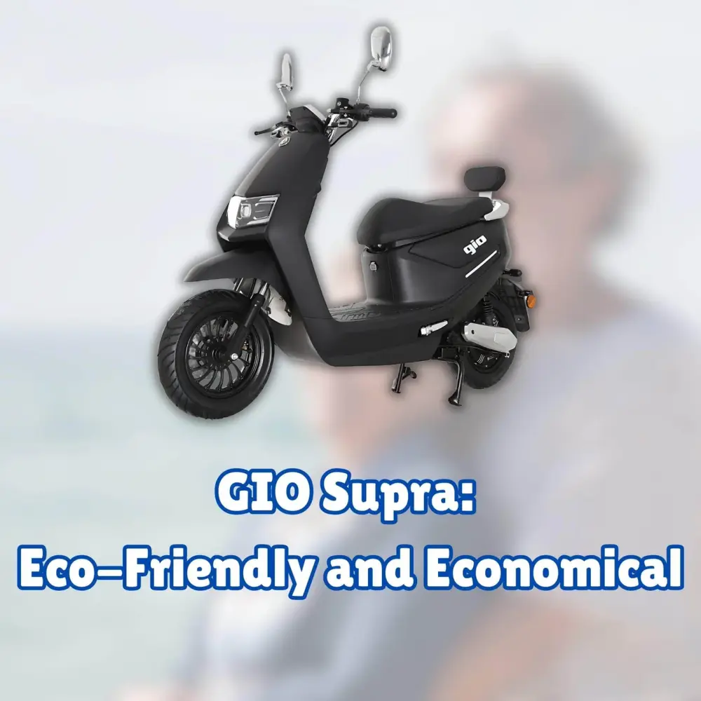 GIO Supra Electric Scooter: Eco-Friendly and Economical
