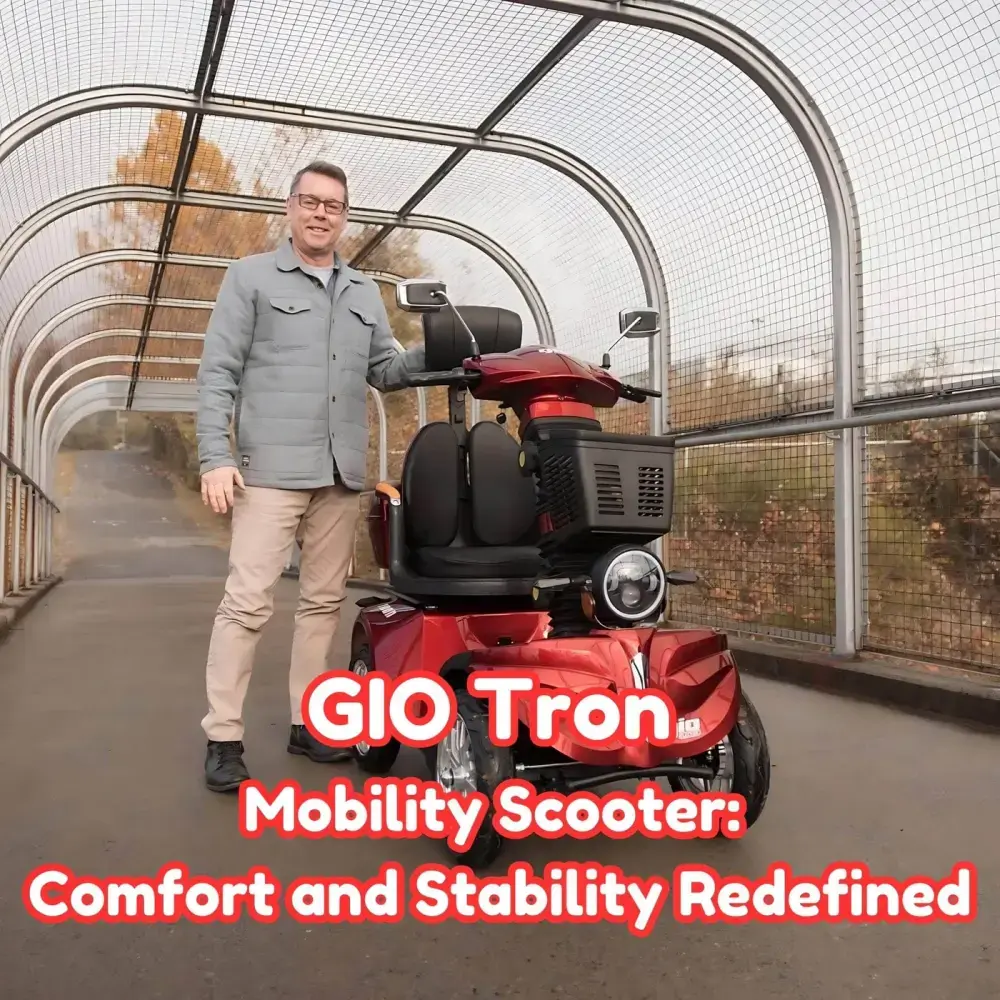 GIO Tron Mobility Scooter: Comfort and Stability Redefined