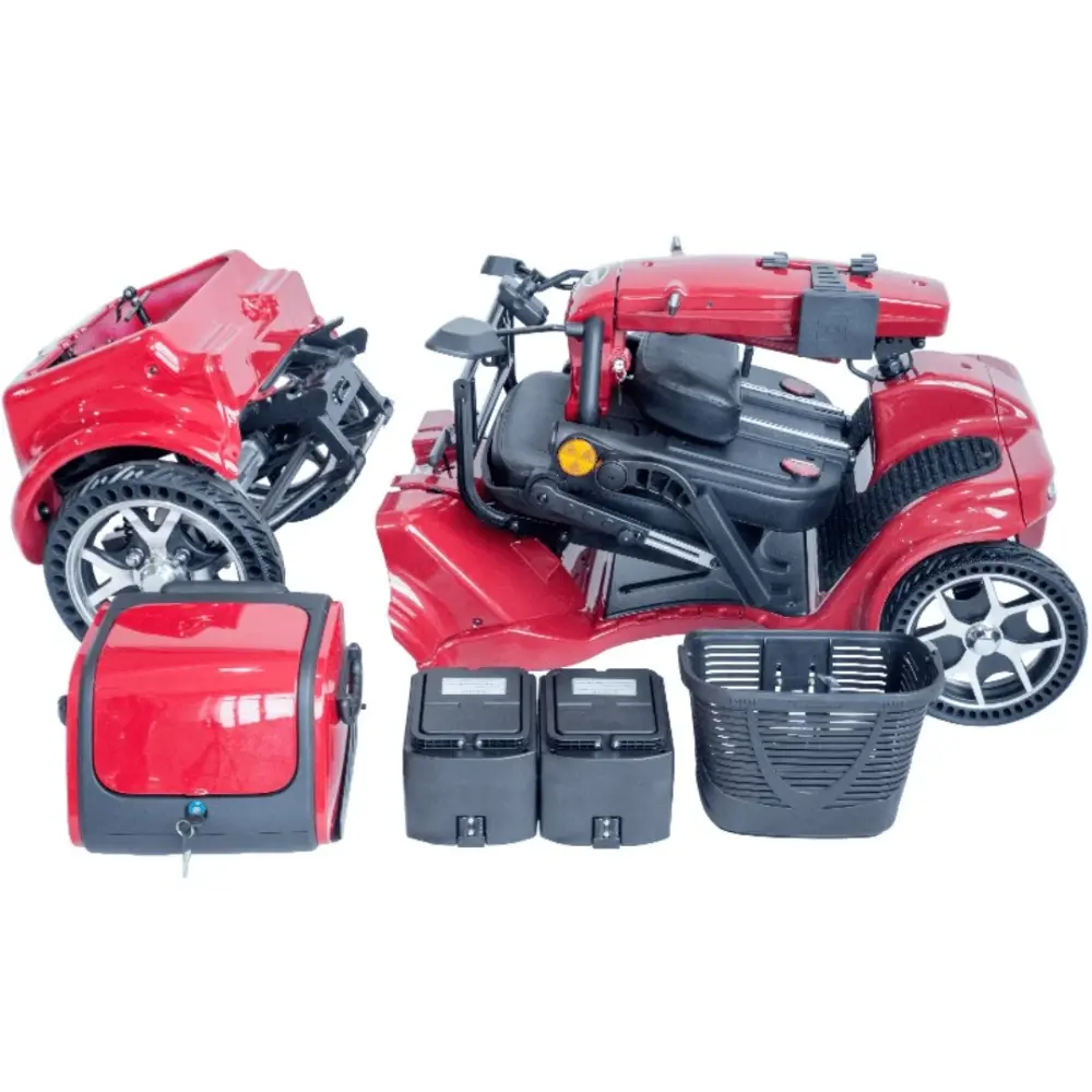 Gladiator 4 Wheel Heavy Duty Portable Mobility Scooter detail