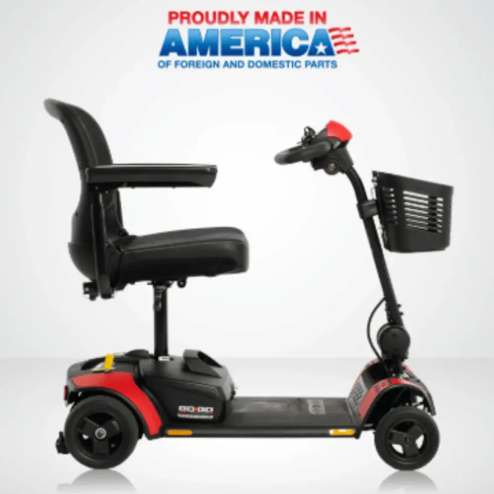 Pride Go-Go Elite Traveller 4-Wheel scooter with color-through shroud