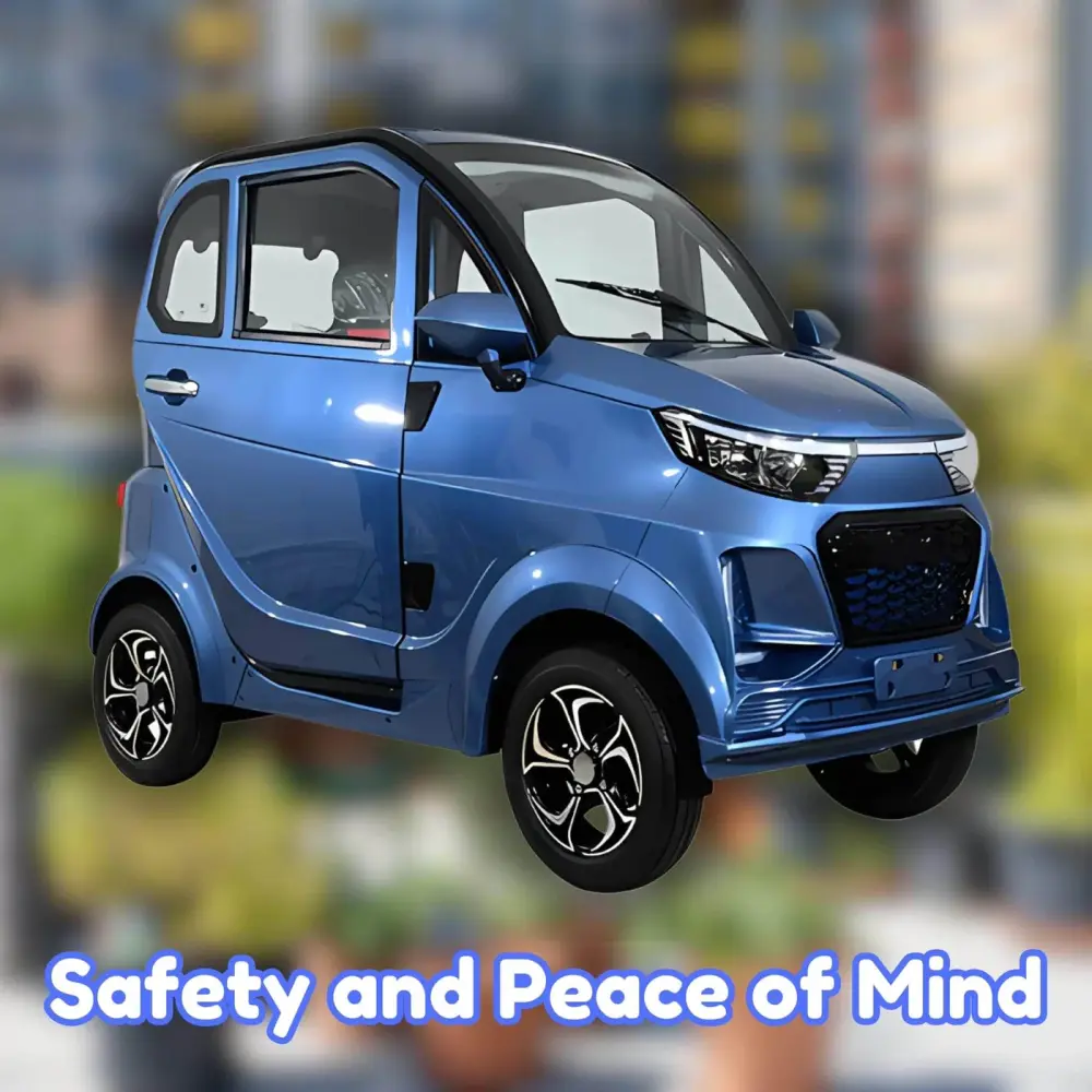 Green Transporter Q Express Electric Scooter: Safety and Peace of Mind