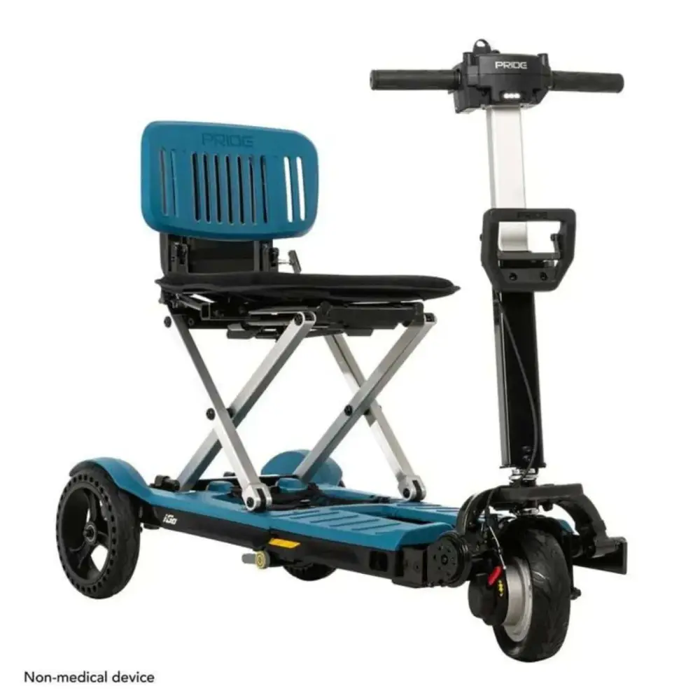 Pride I Go Folding Scooter in Blue | Dignity Mobility
