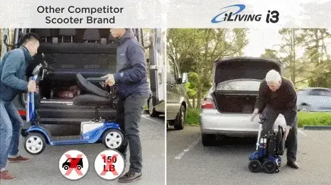 I Living I3 Fold and Unfold Mobility Scooters