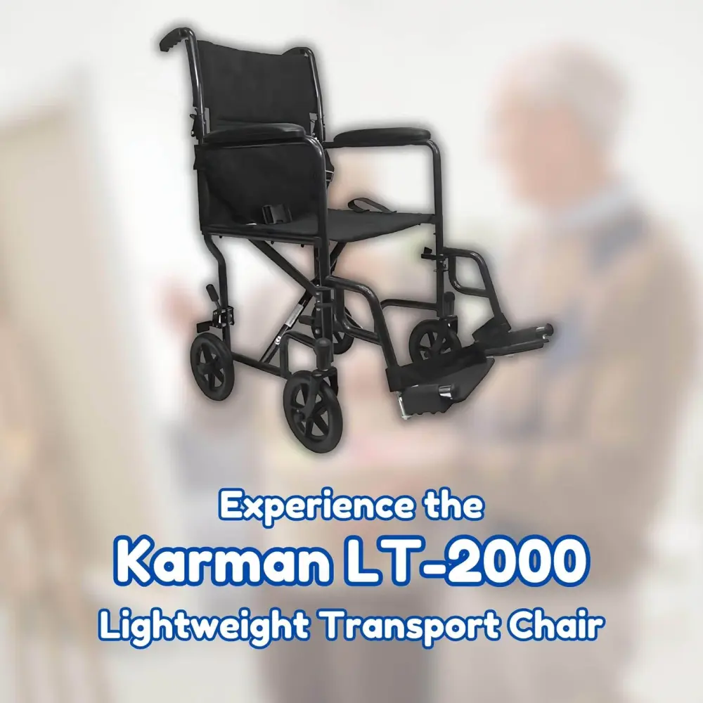 Experience the Karman LT-2000 Lightweight Transport Chair