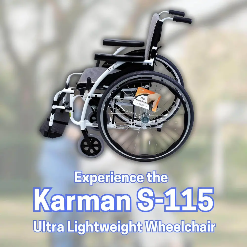 Experience the Karman S-115 Ultra Lightweight Wheelchair