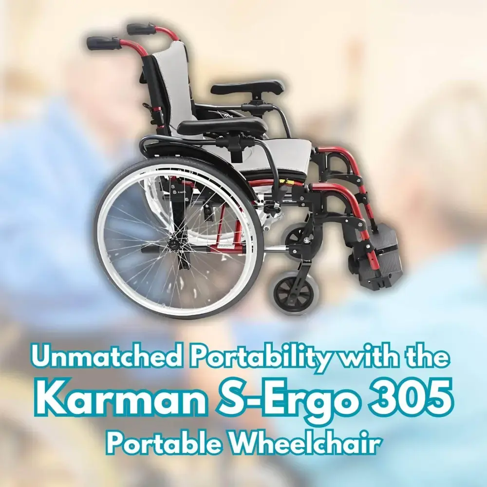 Unmatched Portability with the Karman S-Ergo 305 Portable Wheelchair