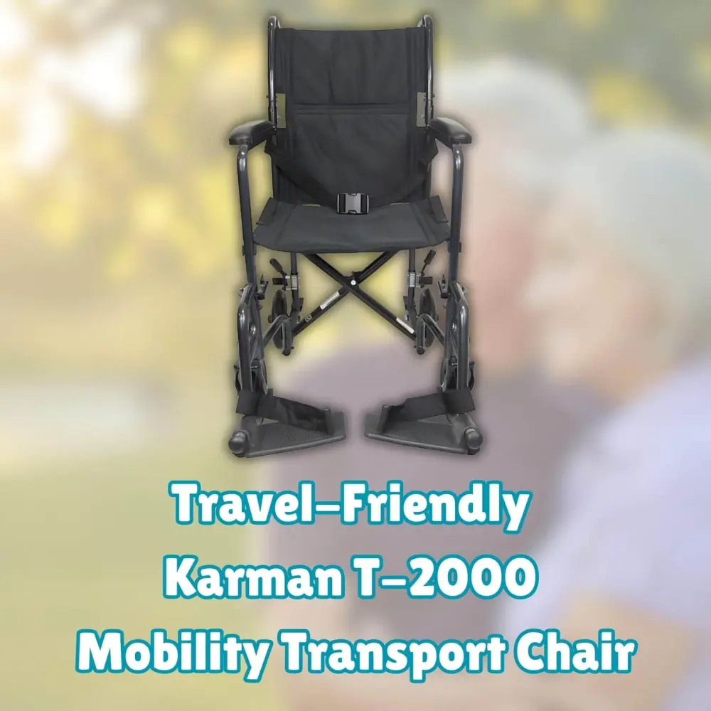 Travel-Friendly Karman T-2000 Mobility Transport Chair