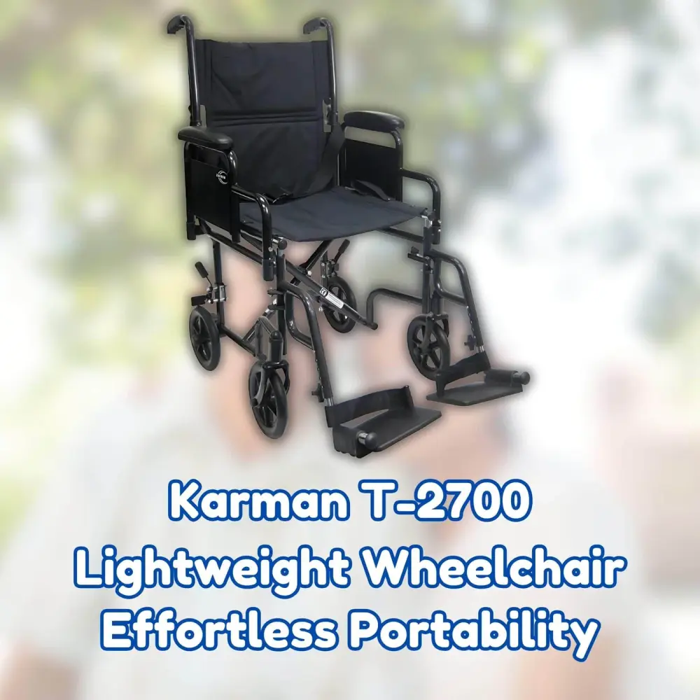 Karman T-2700 Lightweight Wheelchair: Effortless Portability