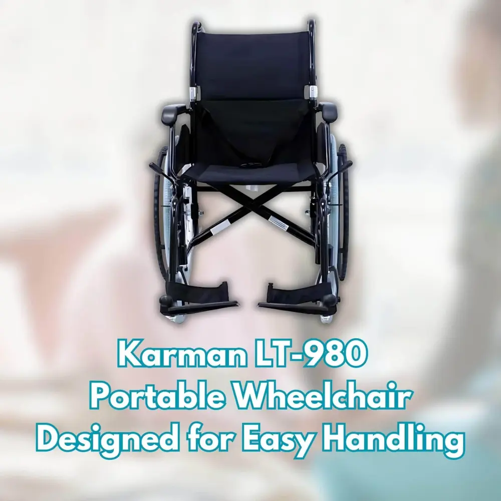Karman LT-980 Portable Wheelchair: Designed for Easy Handling
