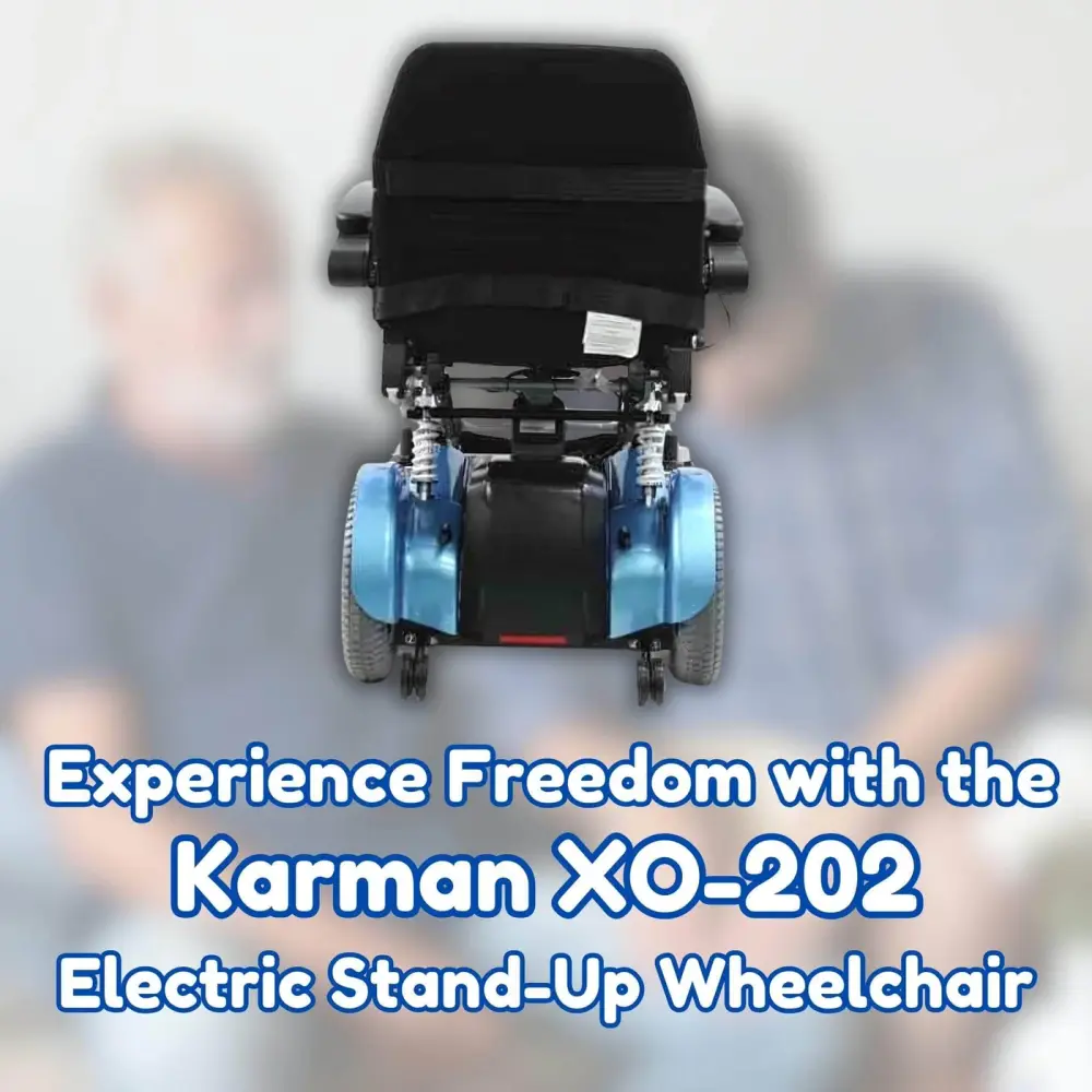 Experience Freedom with the Karman XO-202 Electric Stand-Up Wheelchair