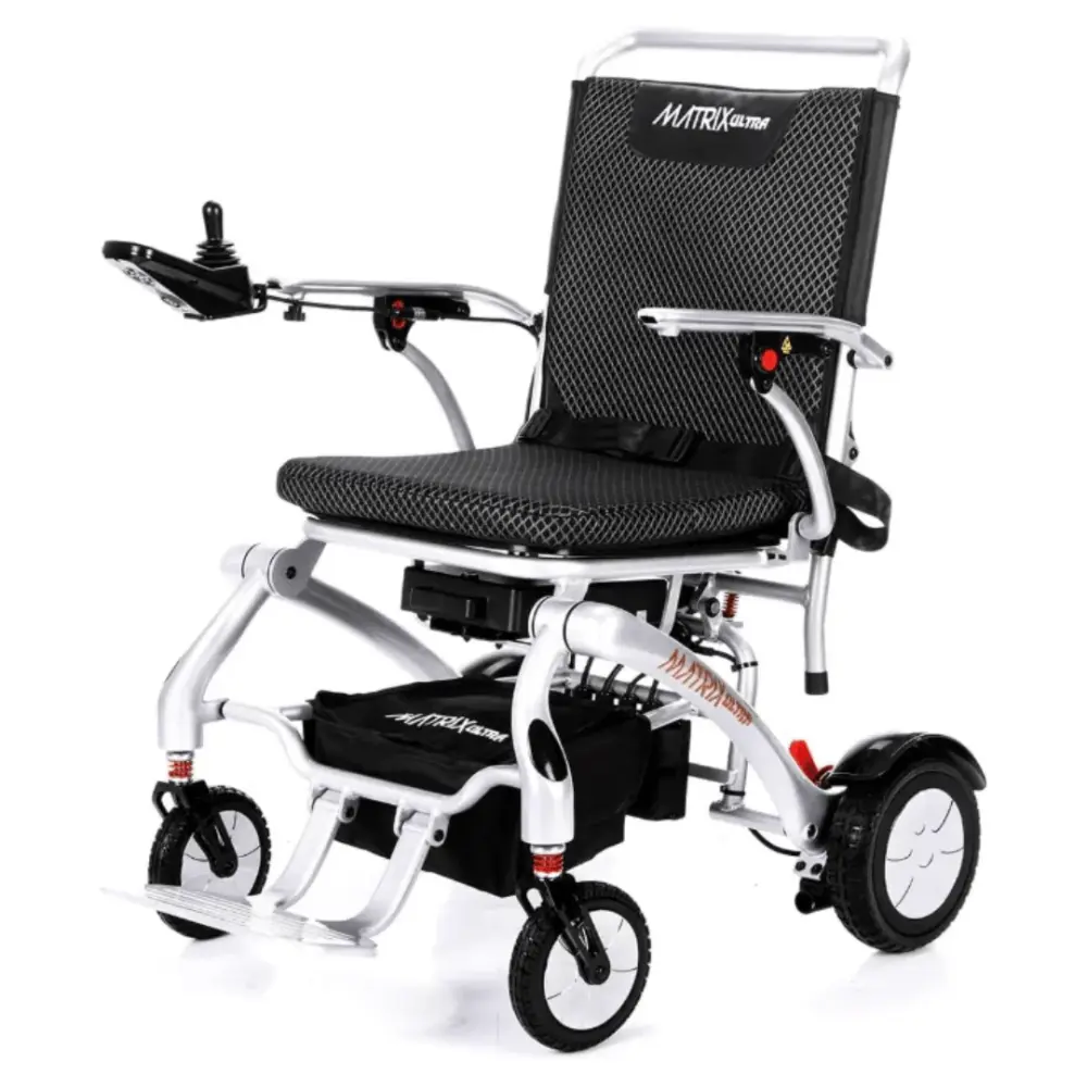 Matrix Ultra Carbon Fiber Wheelchair in Silver | Dignity Mobility