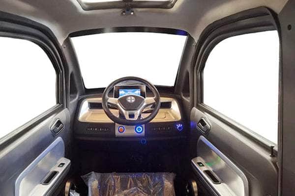 Interior of the Matrix Nexa showcasing spacious seating arrangement for small groups.