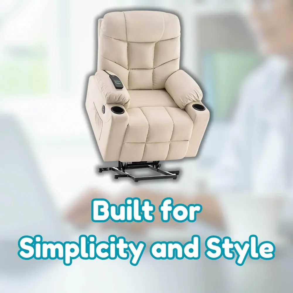 MCombo Power Lift Recliner Built for Simplicity and Style