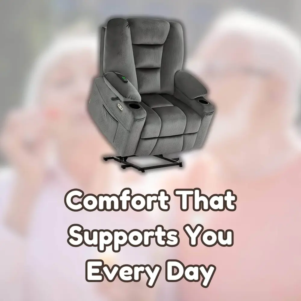 MCombo Power Lift Recliner Chair Massage and Heat: Comfort That Supports You Every Day