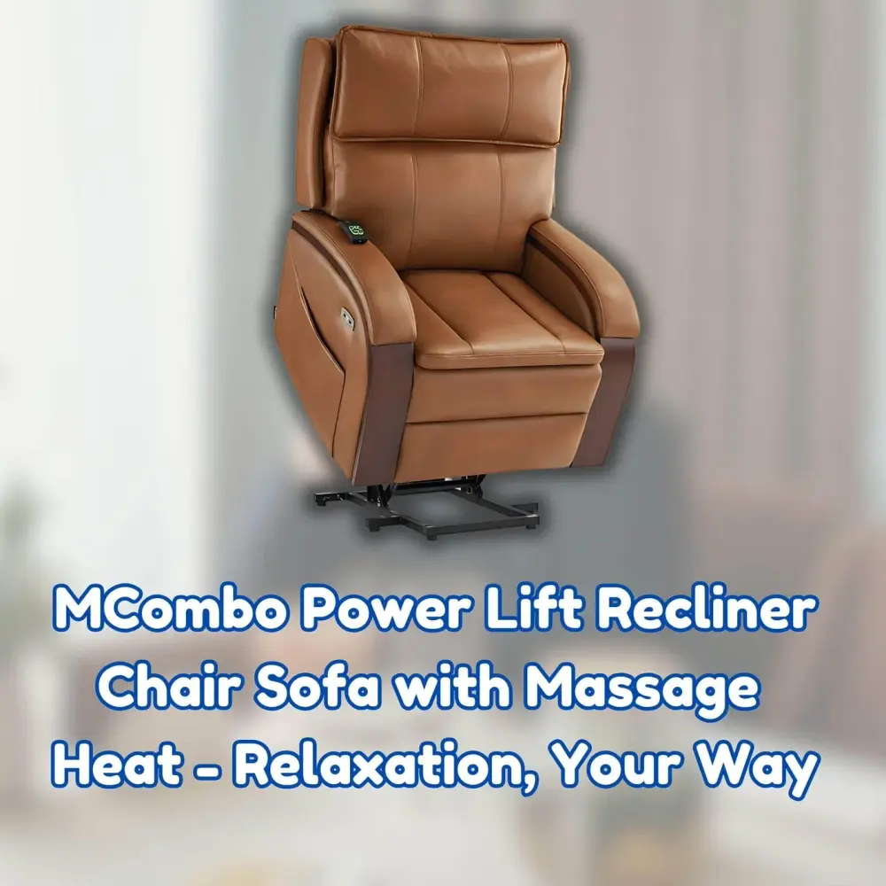 MCombo Power Lift Recliner Chair Sofa with Massage  Heat - Relaxation,Your Way
