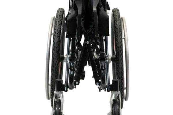Model H Hybrid Chair, lightweight design ready for travel and easy storage.
