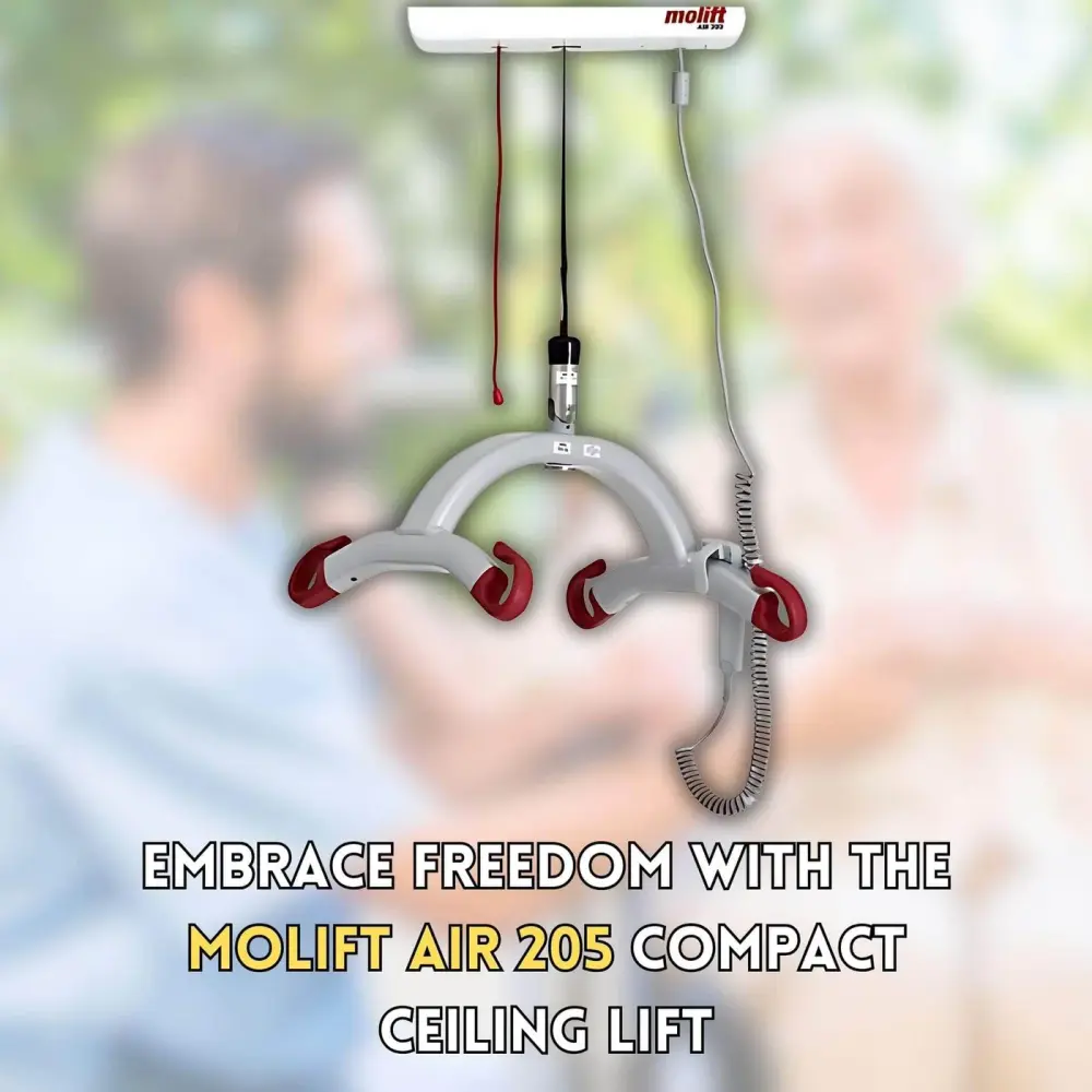 Embrace Freedom with the Molift Air 205 Compact Ceiling Lift