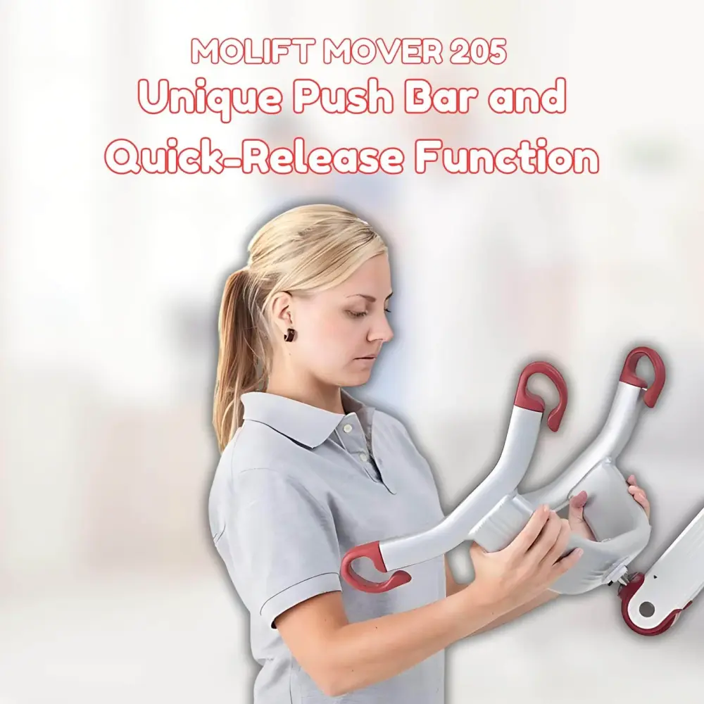 MOLIFT MOVER 205 Unique Push Bar and Quick-Release Function: Ease and Convenience