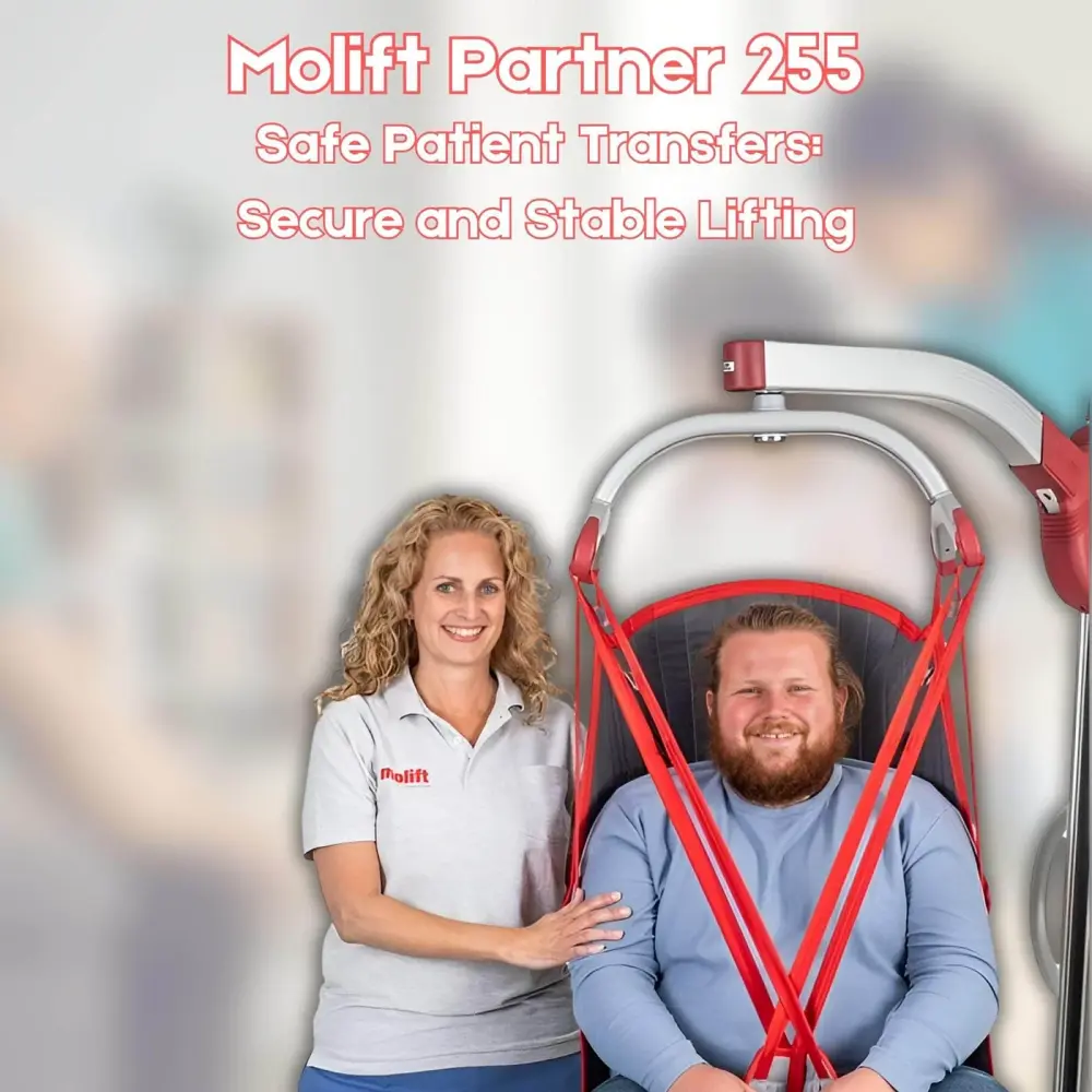 Molift Partner 255 Safe Patient Transfers: Secure and Stable Lifting