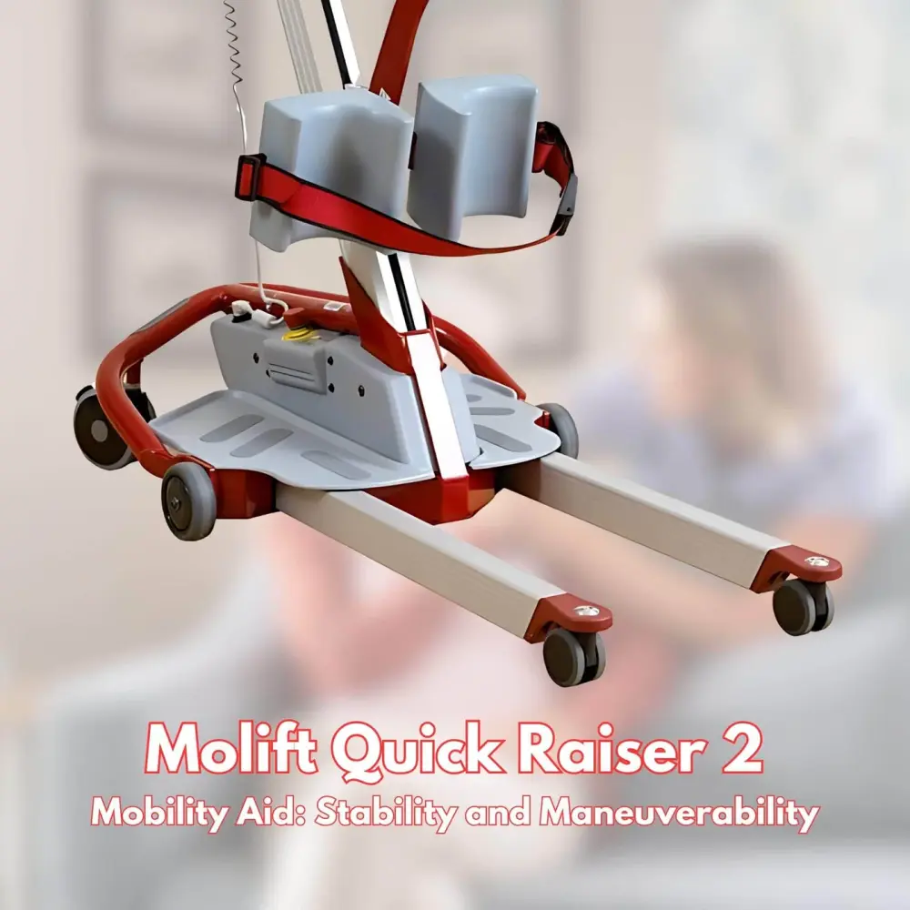 Molift® Quick Raiser 2 Mobility Aid: Stability and Maneuverability